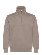 Mango Regular-Fit Zip-Neck Sweatshirt Brun