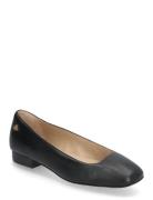 Lauren Ralph Lauren Emellie Nappa Leather Ballet Flat Svart