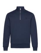 Fred Perry Half Zip Sweatshirt Marinblå