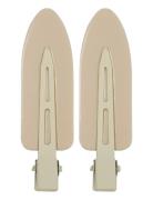 SUI AVA Solid Clips // 2 Pcs Beige