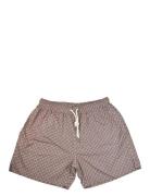 Portia 1924 Retro Swimshorts Röd