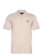 Lyle & Scott Slub Polo Shirt Beige