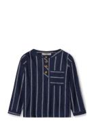 Fliink Vira Ls Shirt Marinblå
