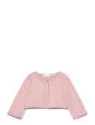 Mango Openwork Detail Knit Cardigan Rosa