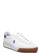 Polo Ralph Lauren Hester Suede & Canvas Sneaker Vit