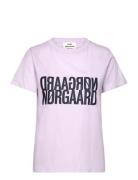 Mads Nørgaard Single Organic Trenda P Tee Lila