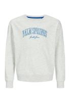 Jack & J S Jjdetroit Sweat Crew Neck Jnr Grå