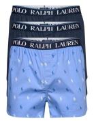 Polo Ralph Lauren Stretch Cotton Boxer 3-Pack Blå