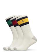 Polo Ralph Lauren Striped-Cuff Crew Sock 3-Pack Multi/patterned