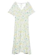 Vero Moda Vmflora Olga Ss 7/8 Dress Wvn Ga Multi/patterned