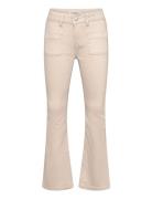 Lindex Trousers Woven Freja Twill Beige