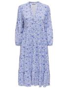 ONLY Onlmilana 7/8 Dress Wvn Noos Blå