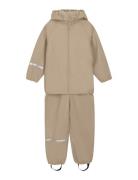 CeLaVi Basic Rainwear Set -Recycle Pu Beige