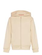 Hugo Kids Hooded Cardigan Beige