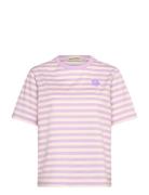 Marimekko Tasaraita Unikko Ss Lila