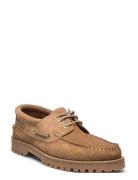 Garment Project Ollie Boat Shoe - Earth Suede Beige