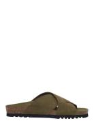 Scholl Sl Vivian Suede Khaki Khaki Green