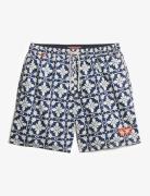 Superdry Tile Print 16 Swim Short Marinblå