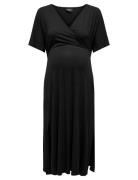 Only Maternity Olmamaze S/S All In Nursi Dress Noos Svart