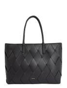 Calvin Klein Ck Woven Medium Shopper Svart