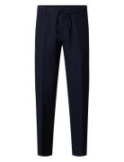 Selected Homme Slh196-Straight Leroy Sun Pant Noos Marinblå