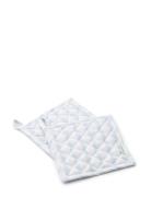STUDIO FEDER Ada Pot Holder 2-Pack - Cot/Lin Blå