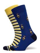 Polo Ralph Lauren Polo Bear Trouser Sock 2-Pack Blå