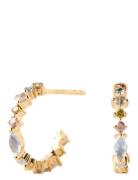 PD Paola Pdpaola Lotus Small Hoop Earrings Guld
