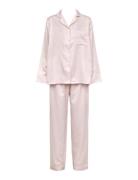 Missya Leo Sateen Pyjamas Rosa