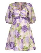 By Ti Mo Cupro Mini Dress Lila