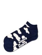 Happy Socks Cloudy Low Sock Marinblå