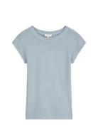 Marc O'Polo T-Shirts Short Sleeve Blå