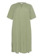 Kaffe Curve Kcmille Kaftan Dress Grön