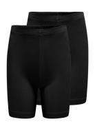 Kids Only Koglove Life Bike Shorts Jrs 2-Pack Svart