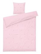 Juna Daisy Påslakanset 150X210 Cm Pink/Röd Se Rosa