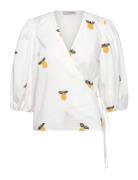 A-View Rebekka Fruit Blouse Vit