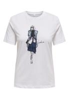ONLY Onlemma Life Reg S/S Lady Top Jrs Noos Vit