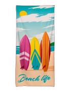 Puckator Beach Life Surf Microfibre Beach Towel Multi/patterned