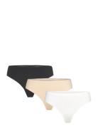 Missya Seamless String W Lace 3-Pack Beige