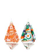 Marimekko Home Karuselli Tea Towel 2 Pcs Vit