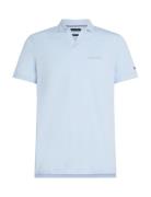 Tommy Hilfiger Cotton Linen Terry Reg Polo Blå