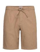 Lindbergh Linen Blend Herringb Short Beige