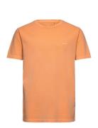 GANT Slim Sunfaded Ss Pique T-Shirt Orange