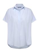 French Connection Crepe Light S/Less Popover Blå