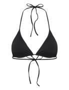 Monki Triangle Bikini Top Svart