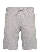 Lindbergh Linen Blend Herringb Short Grå