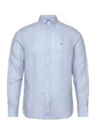 Tommy Hilfiger Pigment Dyed Li Solid Rf Shirt Blå