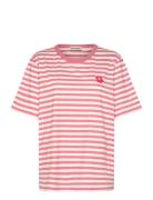 Marimekko Tasaraita Unisex Unikko Ss Rosa
