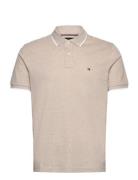 Tommy Hilfiger Linen Pique Reg Polo Beige