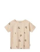 Liewood Apia Printed Shortsleeve T-Shirt Beige